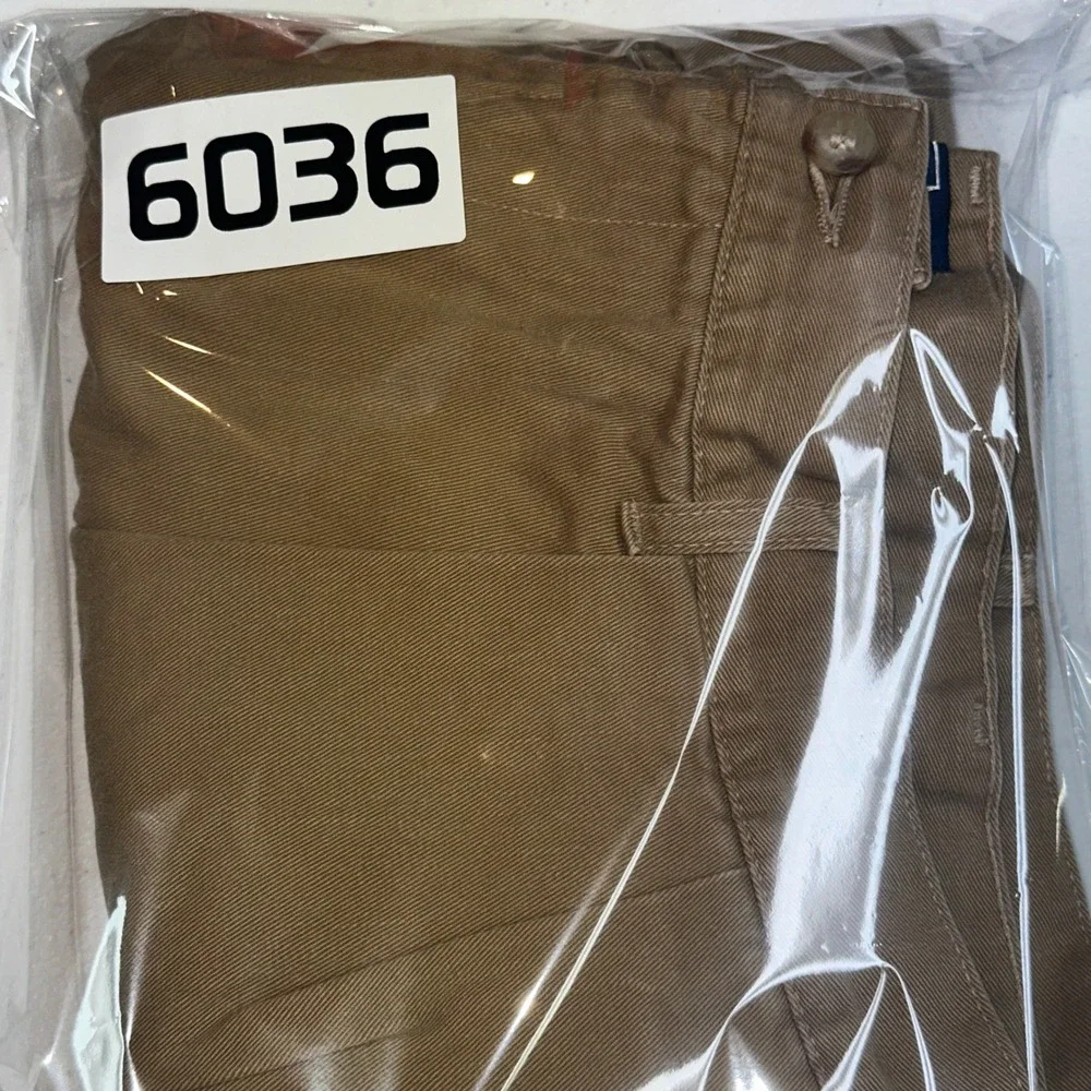 Polo Ralph Lauren Mens 38 Khaki Tan Pleated Chino Shorts 100% Cotton Made in USA